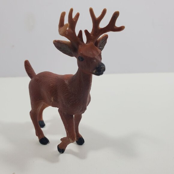 1998 Safari Ltd Stag And Doe Deer Lot Vintage Figures - Picture 14 of 16
